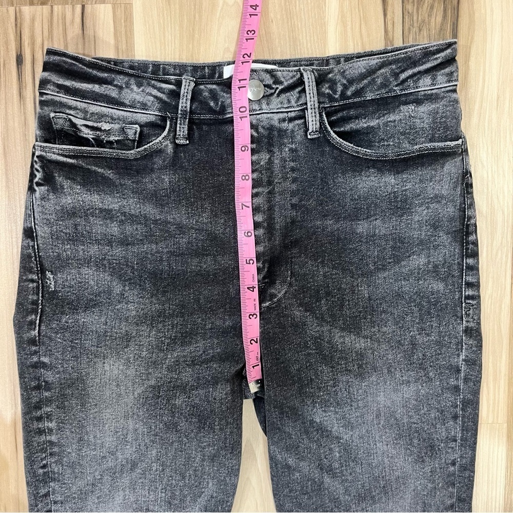 Frame Le One Skinny Dark Gray Wash - Size 30 (2) - Picture 7 of 8